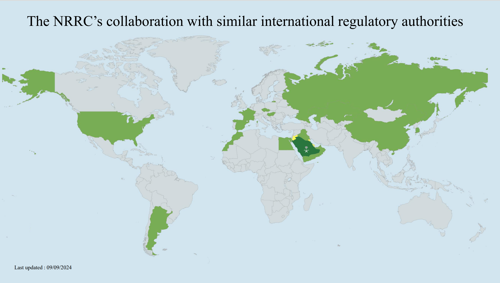 NRRC collaboration with similar international regulatory authorities